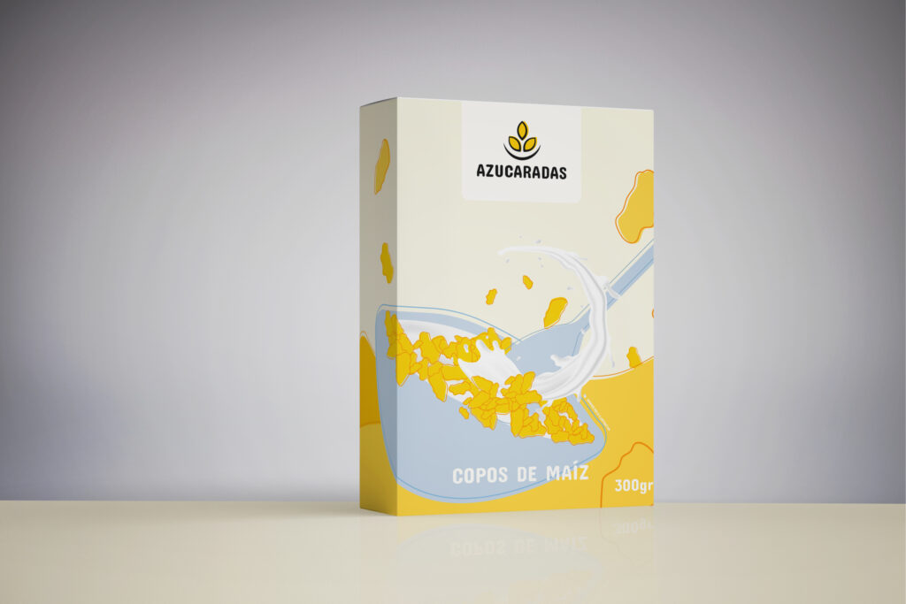 caja azucaradas frente